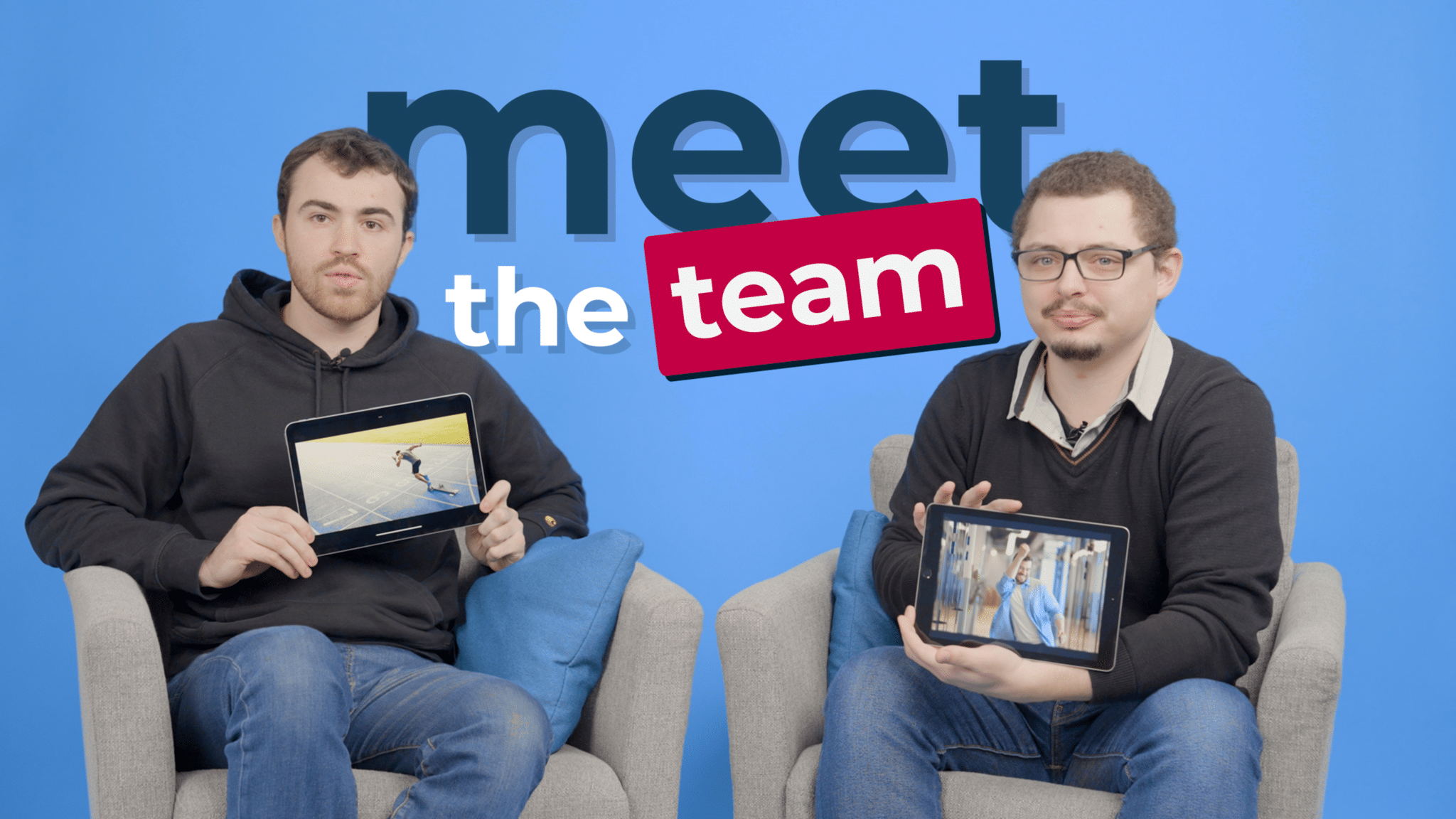 Photo de Guillaume et Trystant sur meet the team