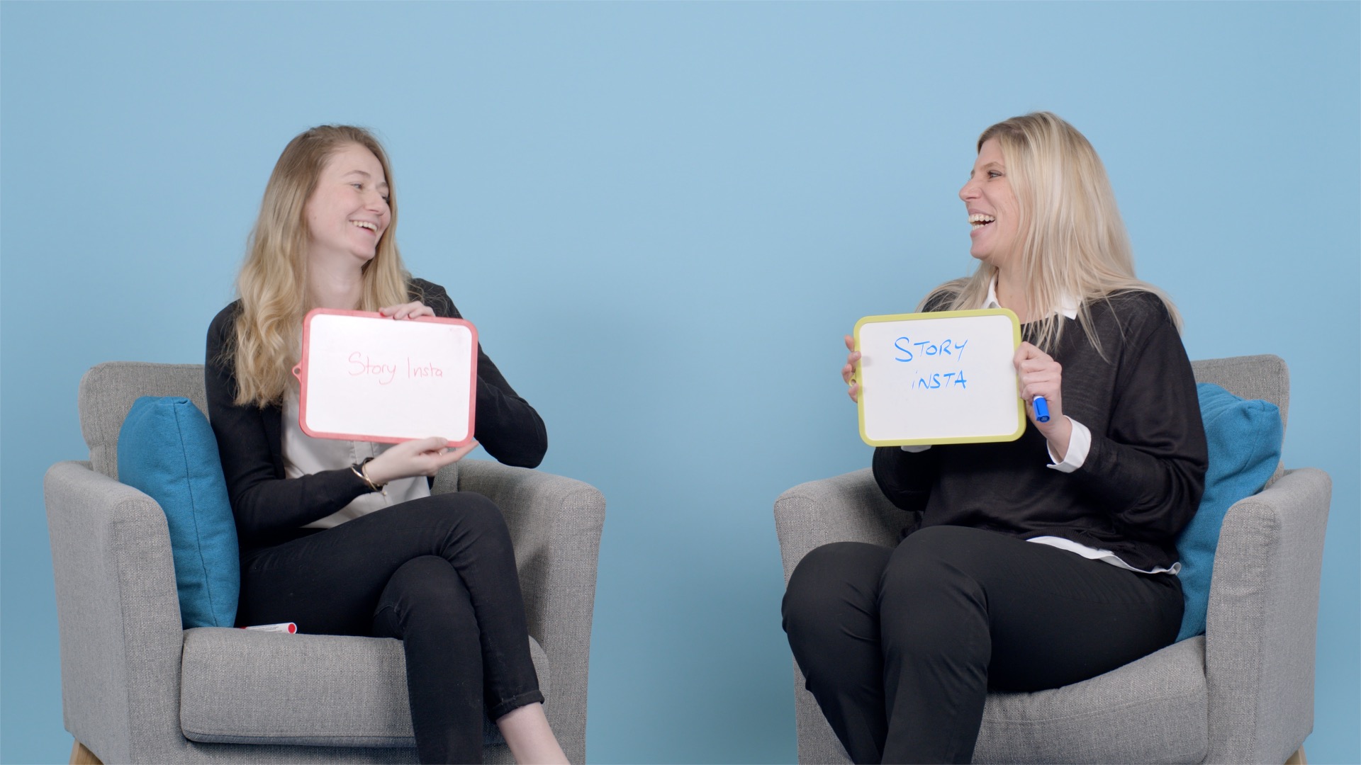 Photo de Sarah et Charlotte sur meet the team